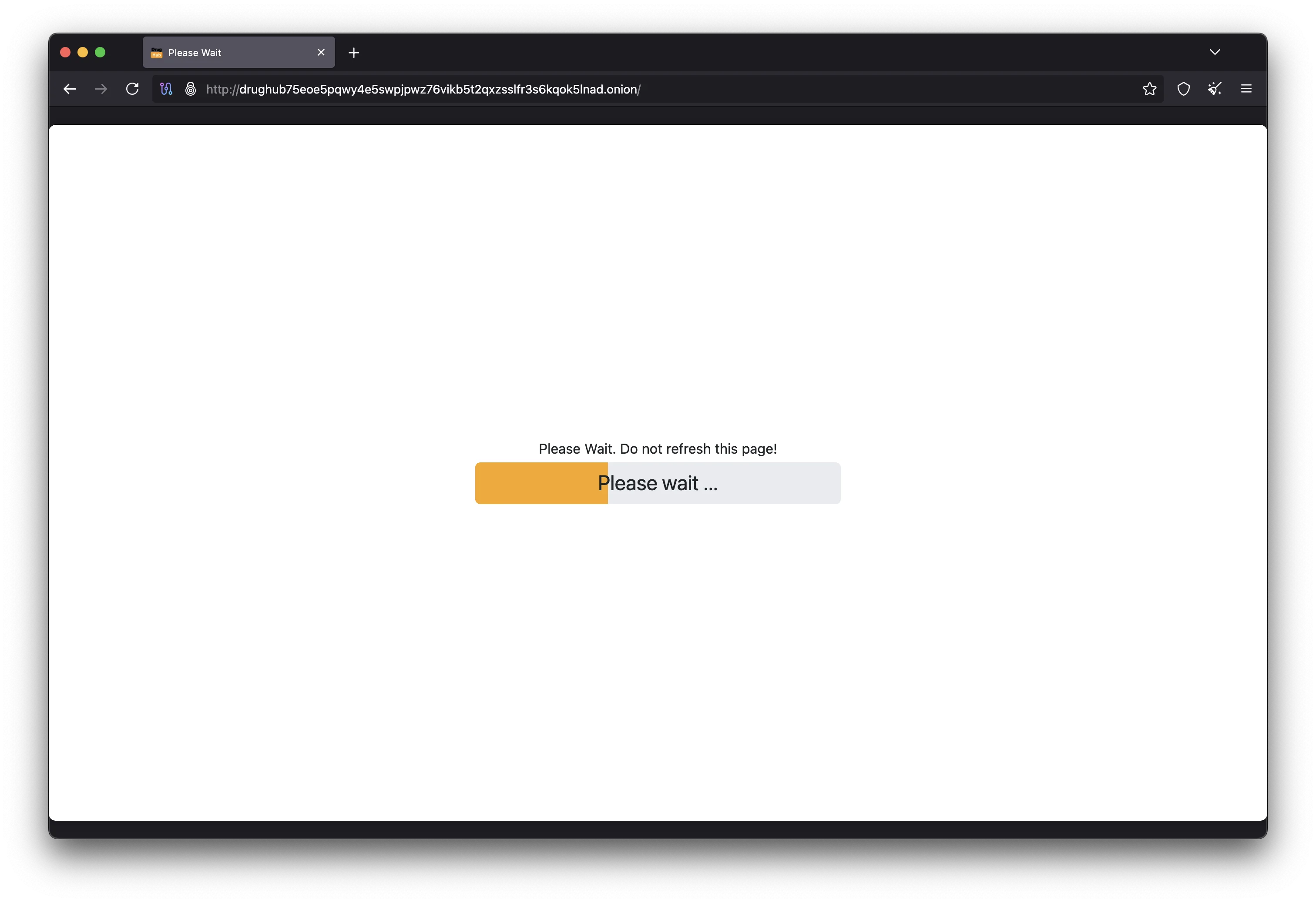 DrugHub Market homepage hero section showing marketplace statistics and security features 2025