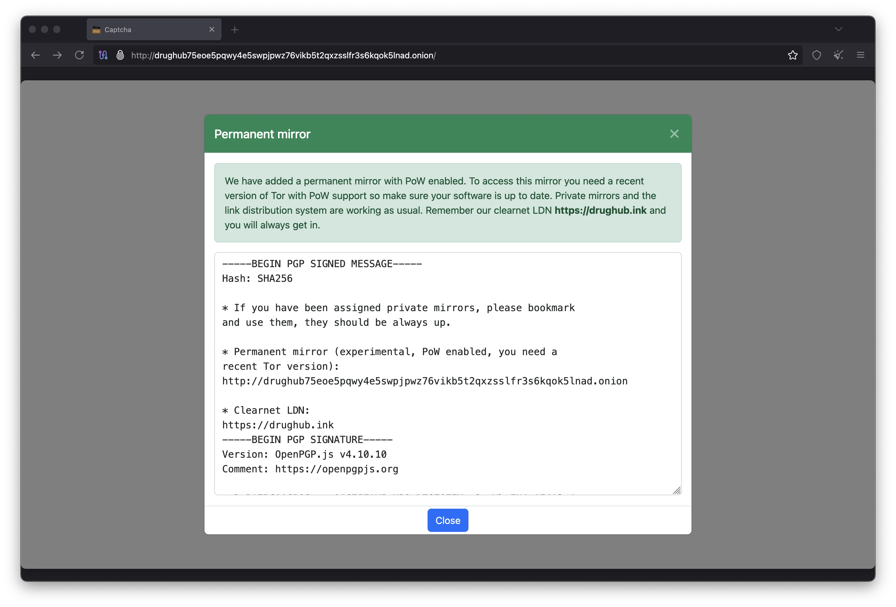 DrugHub Market main marketplace interface showing verified vendor listings and product categories 2025